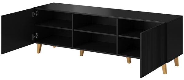 MEBLINE Komoda RTV FASO 150 čierna