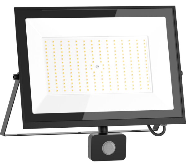 Mexen Luxpro LED reflektor s pohybovým senzorom, 150W, neutrálna - 4000K, 13500 lm, čierna - L235-150-40-70