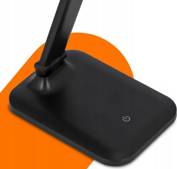Smart LED LED stolná dotyková pracovná lampa 5W 200Lm USB-C čierna farba
