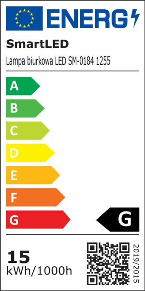 Smart LED LED stolná pracovná lampička CCT/15W/755Lm/USB/čierna farba