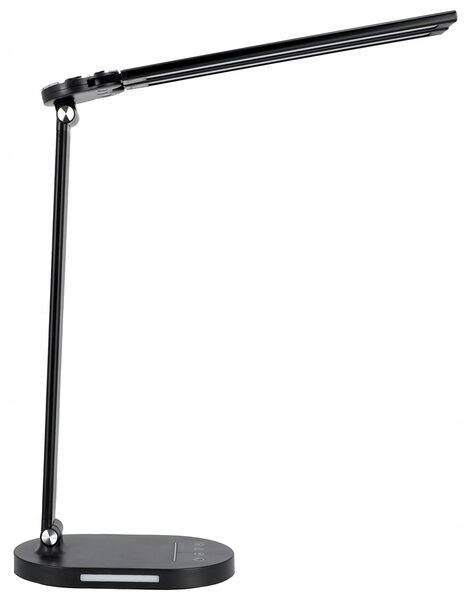 Smart LED LED stolná pracovná lampička CCT/15W/755Lm/USB/čierna farba