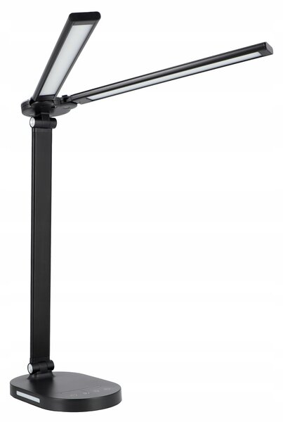 Smart LED LED stolná pracovná lampička CCT/15W/755Lm/USB/čierna farba