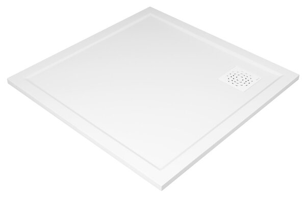 Gelco Gelco, XENA sprchová vanička z liateho mramoru, štvorec 90x90cm, biela, HX009