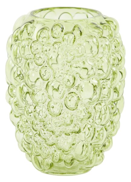 Sklenená váza ALFREDO, olive green