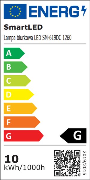 Smart LED LED stolná dotyková stmievateľná pracovná lampička 2x5W/2x200Lm/USB-C/čierna farba