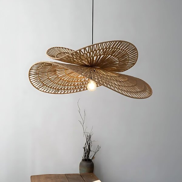 Toolight Toolight, prírodné BOHO závesné svietidlo 80cm, APP1738-1CP, OSW-06061