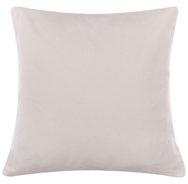 Sada 2 dekoratívnych vankúšov sivobéžová bavlna polyester 45 x 45 cm štvorcový tvar zvierací vzor motív zajaca moderný štýl doplnky