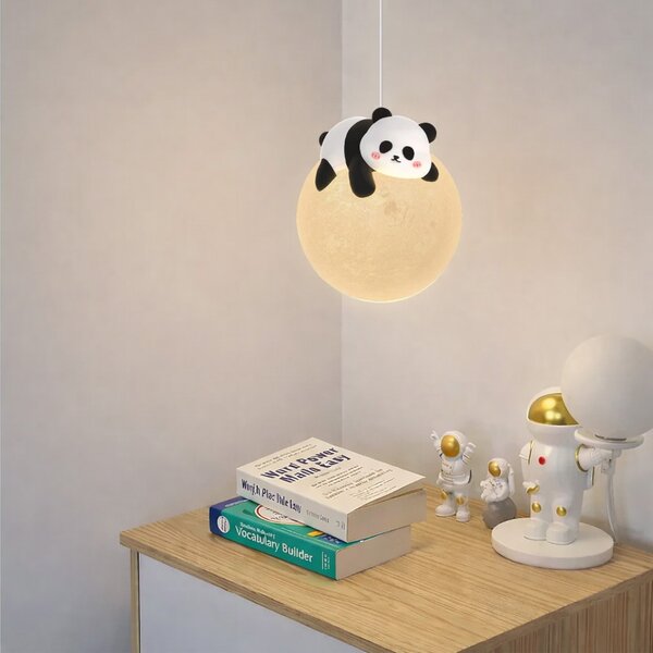 Toolight Toolight, závesné svietidlo PANDA G162-1CP, čierna-biela, OSW-07801