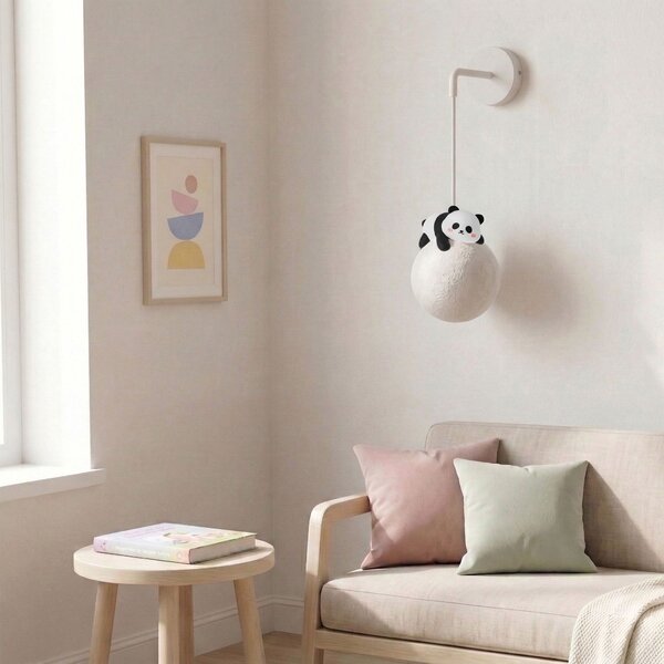 Toolight Toolight, nástenné svietidlo PANDA G163-1W, čierna-biela, OSW-07803