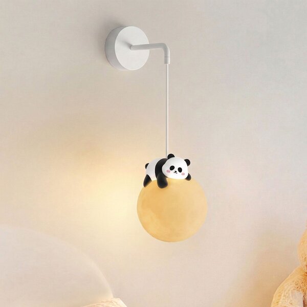 Toolight Toolight, nástenné svietidlo PANDA G163-1W, čierna-biela, OSW-07803