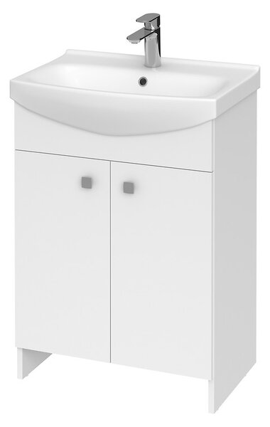 Cersanit Cersania+Rubid, umývadlová skrinka + umývadlo 60cm, biela, S805-002-DSM