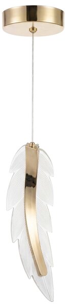 Toolight Toolight, závesné stropné LED svietidlo, 10W, 1000lm, 4000K, G157-CP, zlatá, OSW-07813