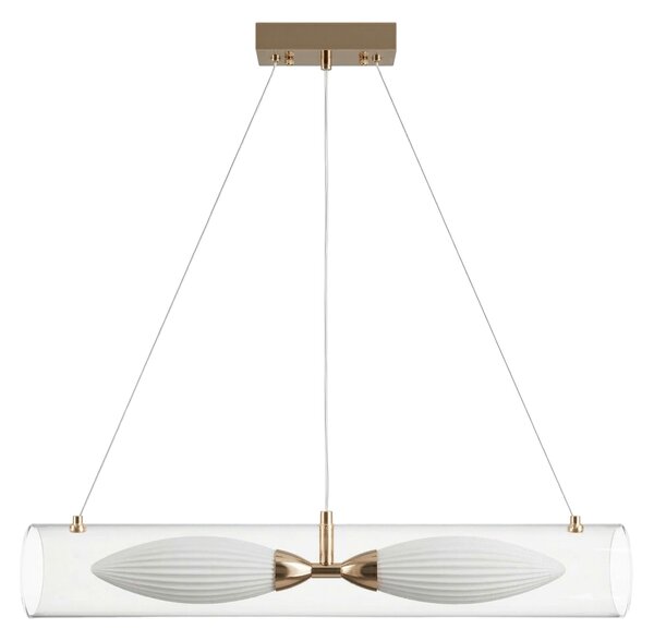 Toolight Rea, ZÁVESNÉ STROPNÉ SVIETIDLO G152-2CP GOLD, OSW-04708