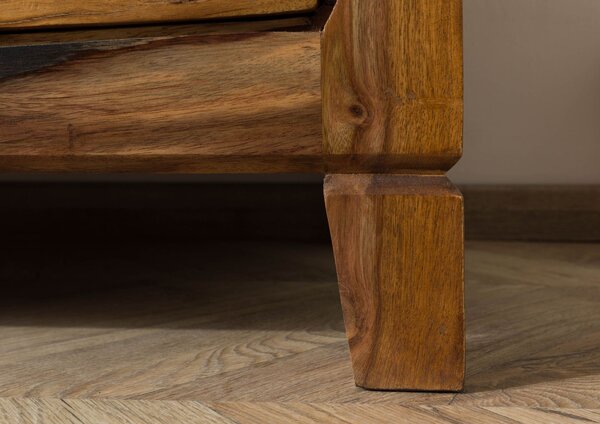 ANCONA Komoda Palisander 100x45x80 tmavo, hnedá, lakovaná