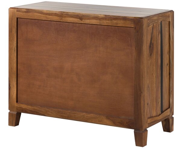ANCONA Komoda Palisander 100x45x80 tmavo, hnedá, lakovaná