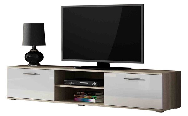 Mirjan24 TV stolík 180 Boho B3, Farby: čierny / čierny lesk 5902928097474