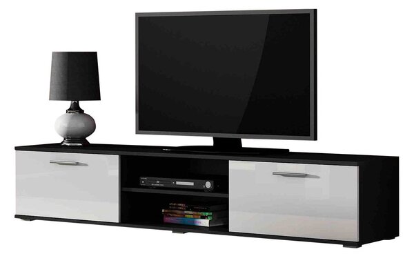 Mirjan24 TV stolík 180 Boho B3, Farby: čierny / čierny lesk 5902928097474