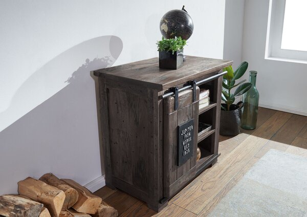 IRON Komoda mango 70x45x70 sivá, lakovaná