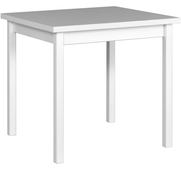 MEBLINE Stôl MAX 9 80x80 biely laminát