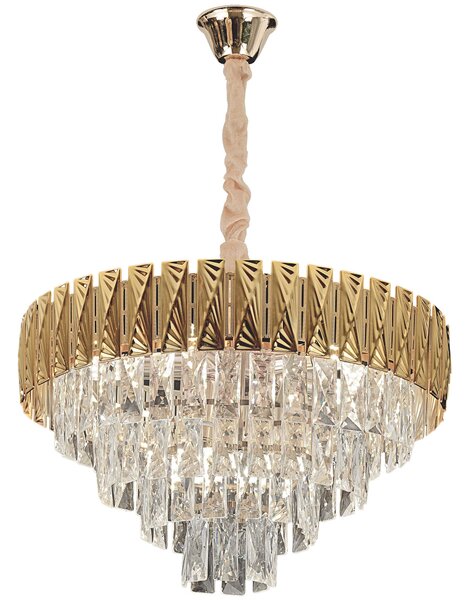 Toolight Toolight, stropné krištáľové svietidlo 50cm, 7xE14, G059-CP, OSW-06383