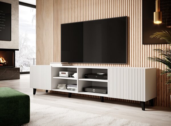 MEBLINE Komoda RTV FASO 200 biela
