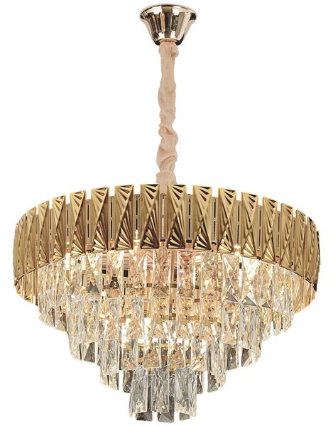 Toolight Toolight, stropné krištáľové svietidlo 50cm, 7xE14, G059-CP, OSW-06383