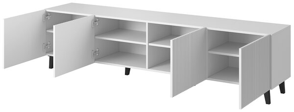 MEBLINE Komoda RTV FASO 200 biela