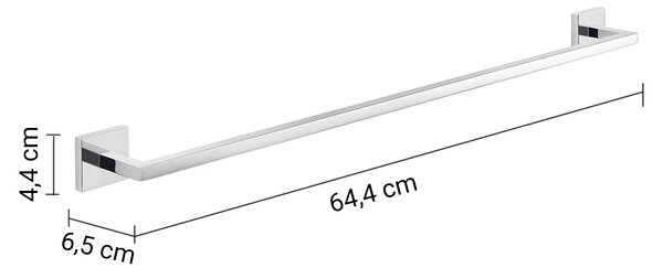 Gedy Gedy, ELBA držiak uterákov 650mm, chróm, A021613