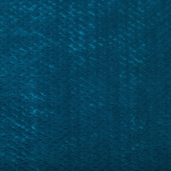 Deka tyrkysová polyester 200 x 220 cm bez vzoru jednofarebná s brmbolcami prikrývka moderný štýl doplnky obývačka spálňa