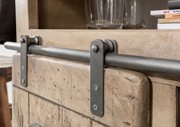 IRON Komoda Mango 80x45x85 lakovaná, bielou, farbou
