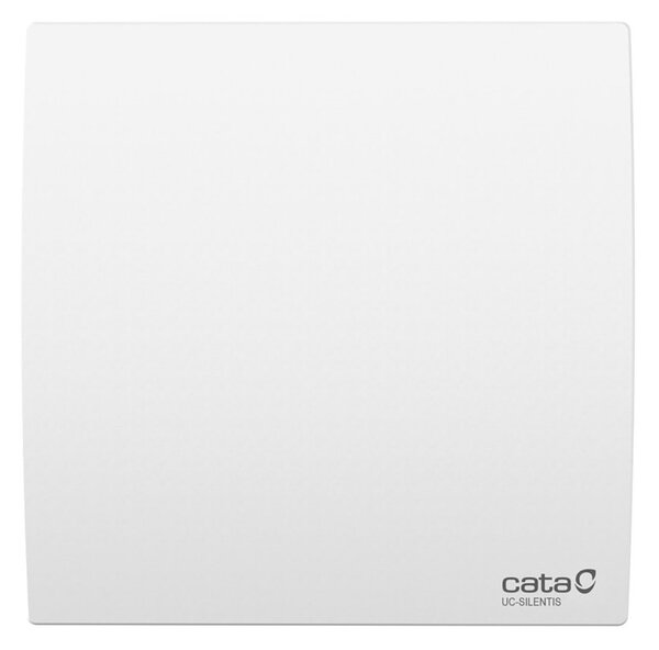 Cata Cata, SILENTIS UCT 10 kúpeľňový ventilátor axiálny s časovačom, 8W, potrubie 100mm, biela, 01220100