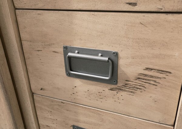 IRON Komoda Mango 90x45x100 bielo, lakovaná
