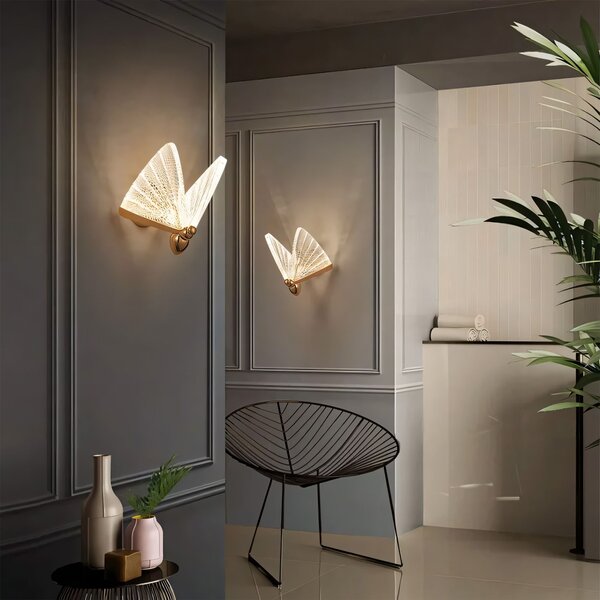 Toolight Toolight, LED nástenné svietidlo, 5W, 3000K, LHJ104-1W, svetlé ružové zlato, OSW-50042