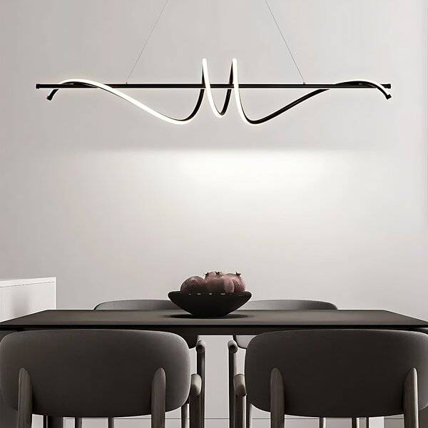 Toolight Toolight, LED stropné svietidlo 120cm, 50W, 3000K, LHJ023-CP, čierna matná, OSW-50011