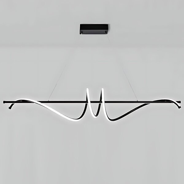 Toolight Toolight, LED stropné svietidlo 120cm, 50W, 3000K, LHJ023-CP, čierna matná, OSW-50011