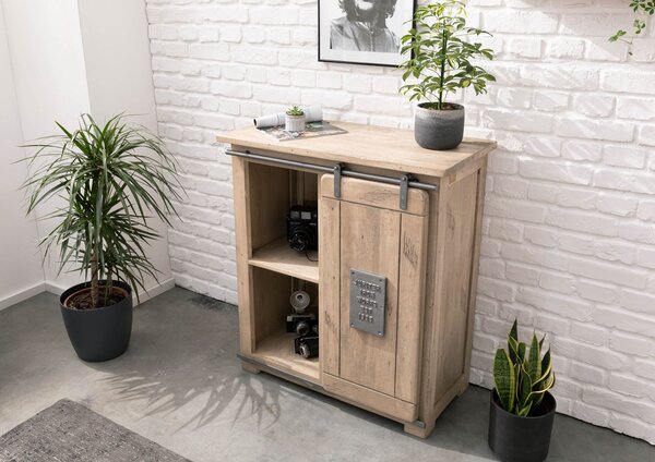IRON Komoda Mango 90x45x100 bielo, lakovaná