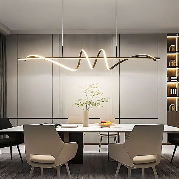 Toolight Toolight, LED stropné svietidlo 120cm, 50W, 3000K, LHJ023-CP, čierna matná, OSW-50011