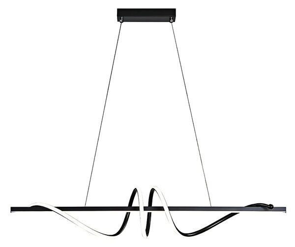 Toolight Toolight, LED stropné svietidlo 120cm, 50W, 3000K, LHJ023-CP, čierna matná, OSW-50011