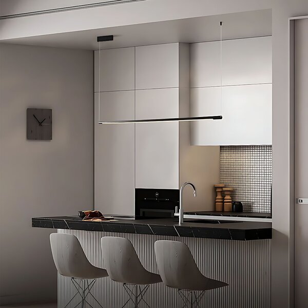 Toolight Toolight, LED závesné osvetlenie 150cm, 18W, 3000K, LHJ032-CP, čierna matná, OSW-50015