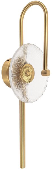 Toolight Toolight, LED nástenné svietidlo 53x18cm, 3W, 3000K, LHJ072-W, zlatá matná, OSW-50032