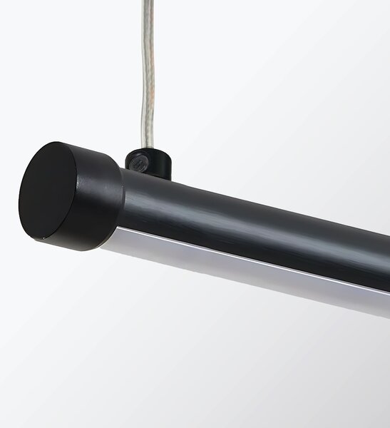 Toolight Toolight, LED závesné osvetlenie 150cm, 18W, 3000K, LHJ032-CP, čierna matná, OSW-50015