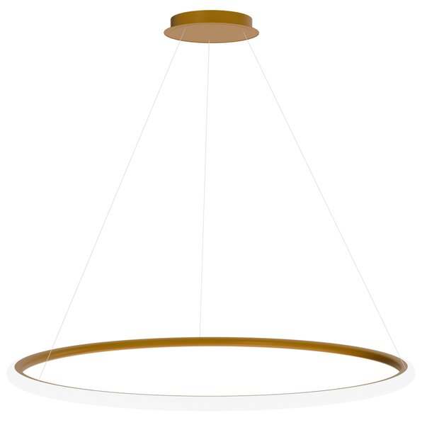 Toolight Toolight, LED závesné svietidlo 40cm, 24W, 3000K, LHJ004-CP, zlatá matná, OSW-50002
