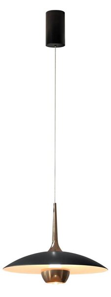 MAXLIGHT P0676 - LED luster na lanku MANUKA LED/12W/230V pr. 28 cm zlatá/čierna
