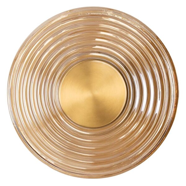 MAXLIGHT W0475 - LED nástenné svietidlo LEONARDO LED/8W/230V zlatá/dymovo-béžová
