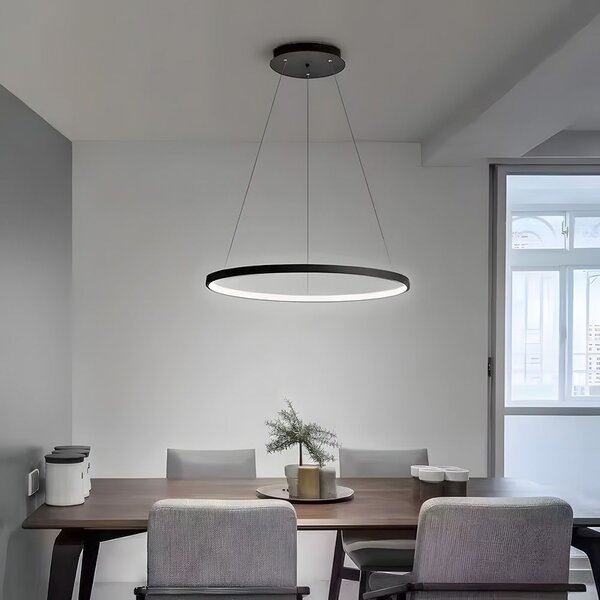 Toolight Toolight, LED stropné svietidlo 40cm, 24W, 3000K, LHJ011-CP, čierna, OSW-60006