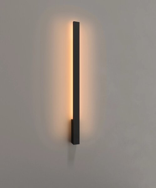 MAXLIGHT W0459 - Vonkajšie nástenné LED svietidlo KAPRUN LED/12W/230V IP65 čierne