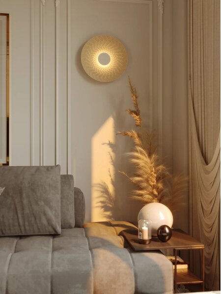 MAXLIGHT W0457 - LED Nástenné svietidlo MISAKI LED/6W/230V CRI 95 béžová