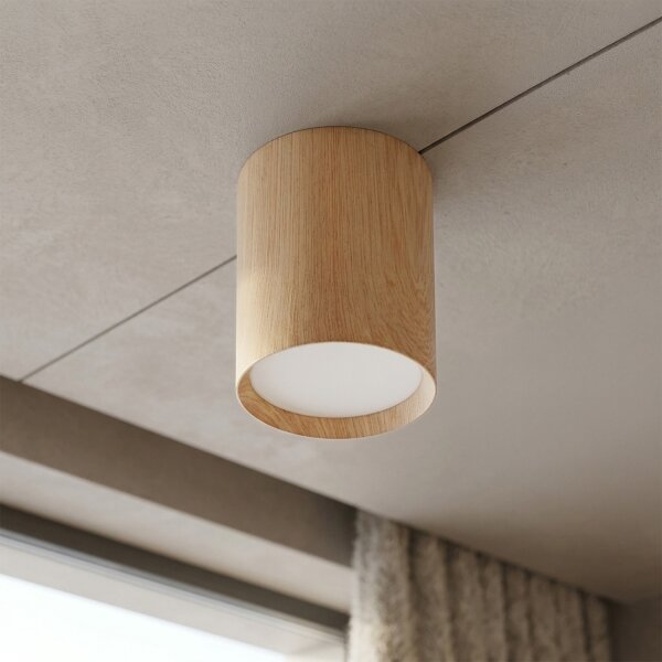 BRILAGI - Bodové svietidlo SMOOTH LONG 1xGX53/15W/230V 60x82 mm 100x82 mm dubový dekor