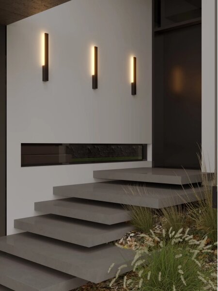 MAXLIGHT W0458 - LED vonkajšie nástenné svietidlo KAPRUN LED/6W/230V IP65 čierna