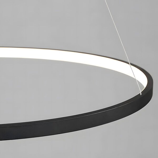 Toolight Toolight, LED stropné svietidlo 40cm, 24W, 3000K, LHJ011-CP, čierna, OSW-60006